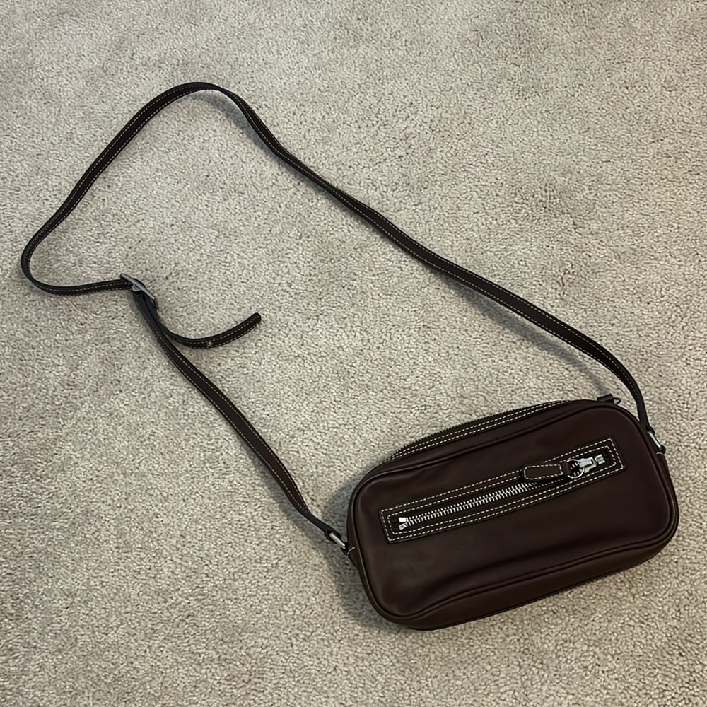Like New Coach Brown Crossbody W/ Dustbag